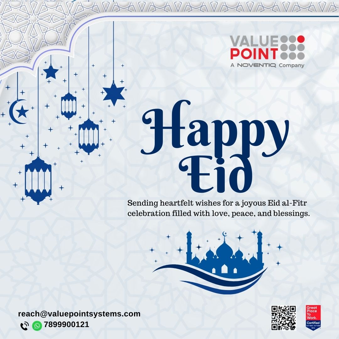 valuepointsys's tweet image. 🌙 Wishing you a joyful Eid filled with unity, generosity, and gratitude. May it bring strength, prosperity, and success to you and your loved ones.
HAPPY EID! ✨🤲
@valuepointsys , a Noventiq company.
#ValuePointSystems #Noventiq #EidMubarak