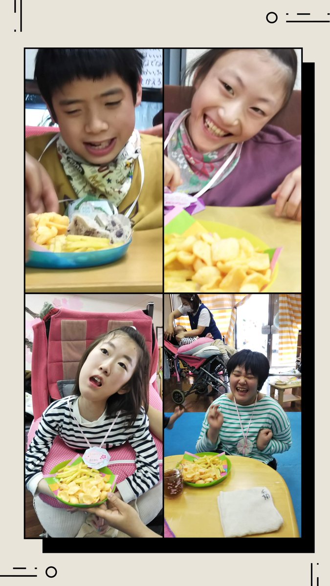 3月も楽しいイベントで過ごしました♪
3月生まれのお誕生日会に
卒業を祝う会!!パーティーきぶんのモリモリおやつで
盛り上がりました😋