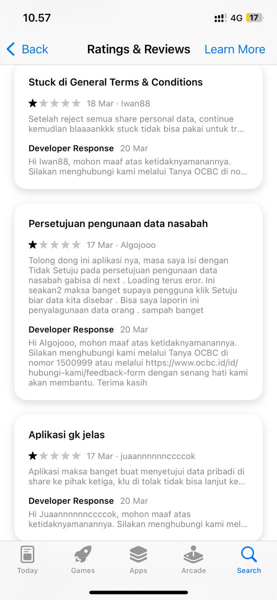 Kenapa <a href="/OCBC_Indonesia/">OCBC Indonesia</a> terkesan mempersulit nasabah yang menyatakan tidak mau memberikan data ke pihak ketiga dan terkait promosi ya? Dan setelah di cek bukan hanya saya yang kena.