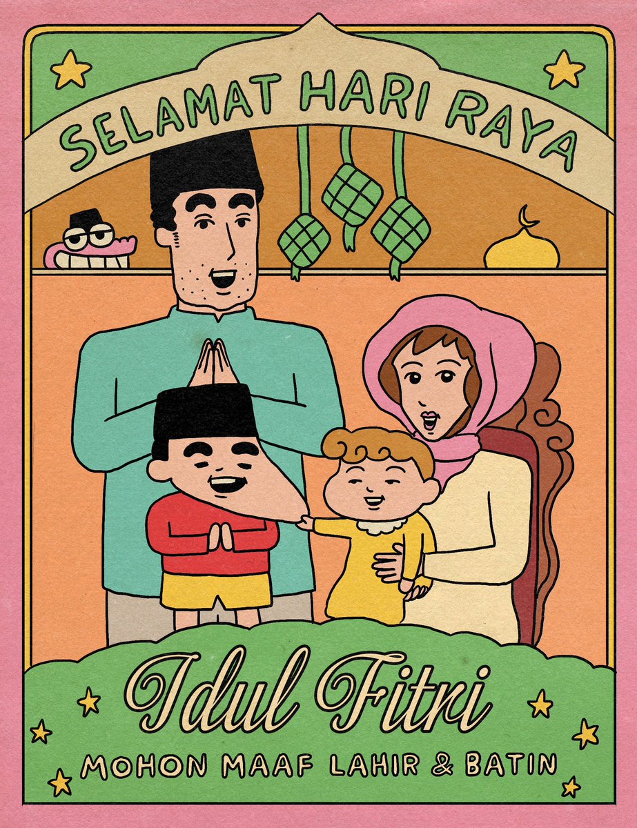 Segenap keluarga Nohara mengucapkan~