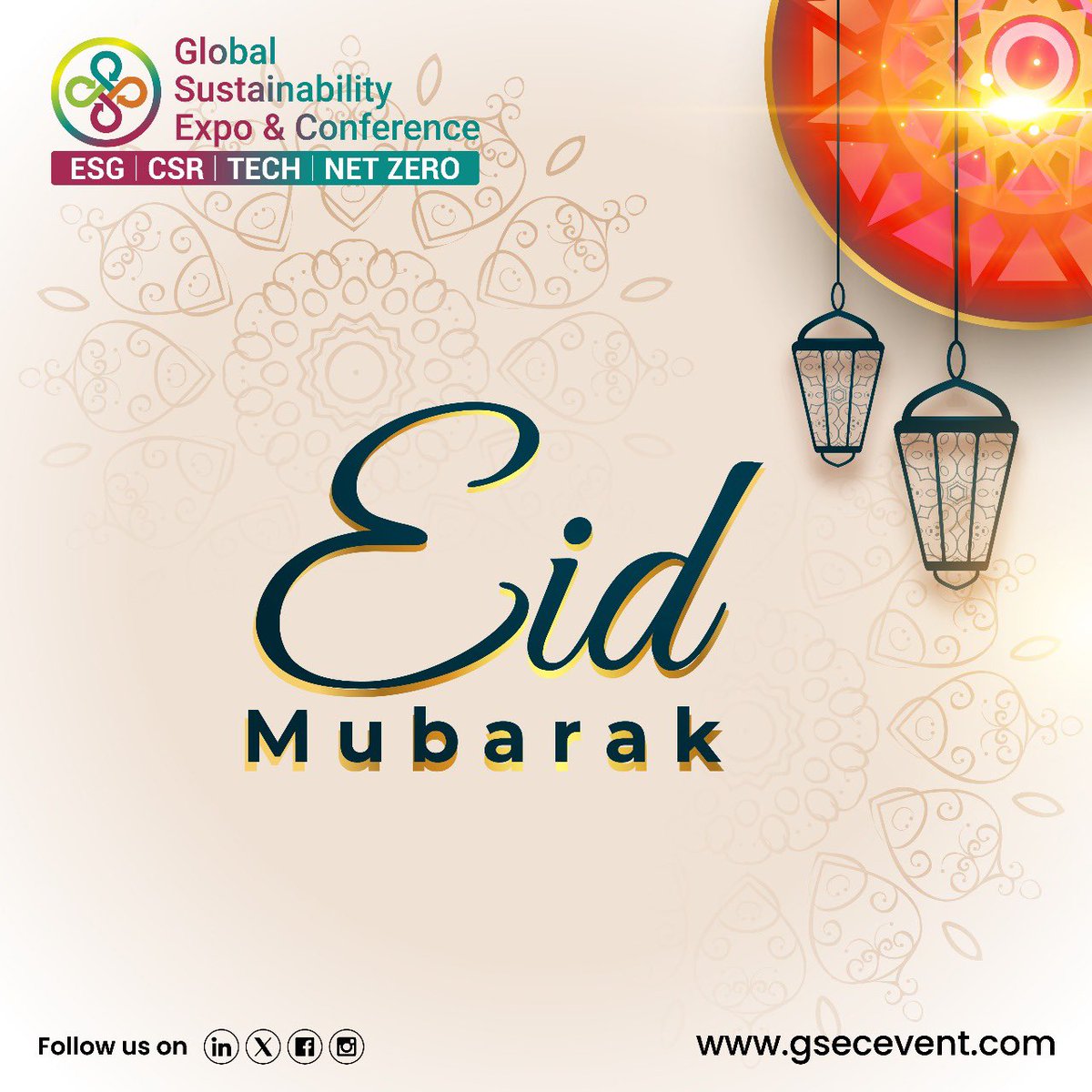 Wishing you a joyous and blessed Eid! May this festive season bring happiness, peace, and prosperity to all. 

#EidMubarak #Eid #Eid2025 #EidUlFitr #EidMubarak2025 #GSEC