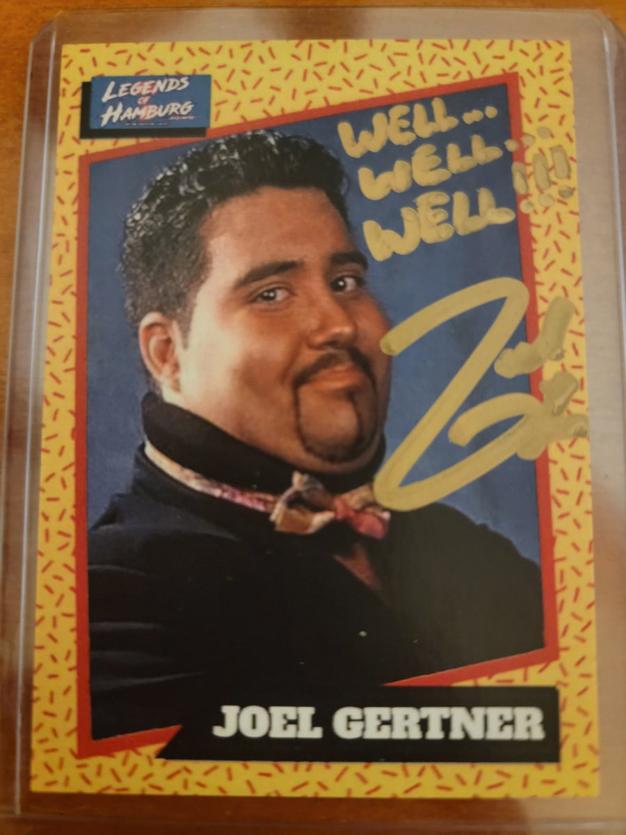wrestlingcards's tweet photo. Thanks to @StudMuffinSays for signing my 2021 @LegendsHamburg card at Syracuse Collectors Con in Syracuse, NY. #ECW #LegendsOfHamburg #WrestlingCards #WrestlingTradingCards https://t.co/srPleFnBnF