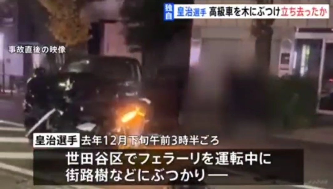 皇治 フェラーリ 皇治選手 街路樹 格闘家に関連した画像-01