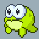 <a href="/FroginVerse/">Frogin Verse</a>🐸won't just be a click-to-earn game...
Our roadmap also includes integrations of our #NFTs into different <a href="/Ronin_Network/">Ronin</a>  games... 
Leak $FROGIN Pixelart