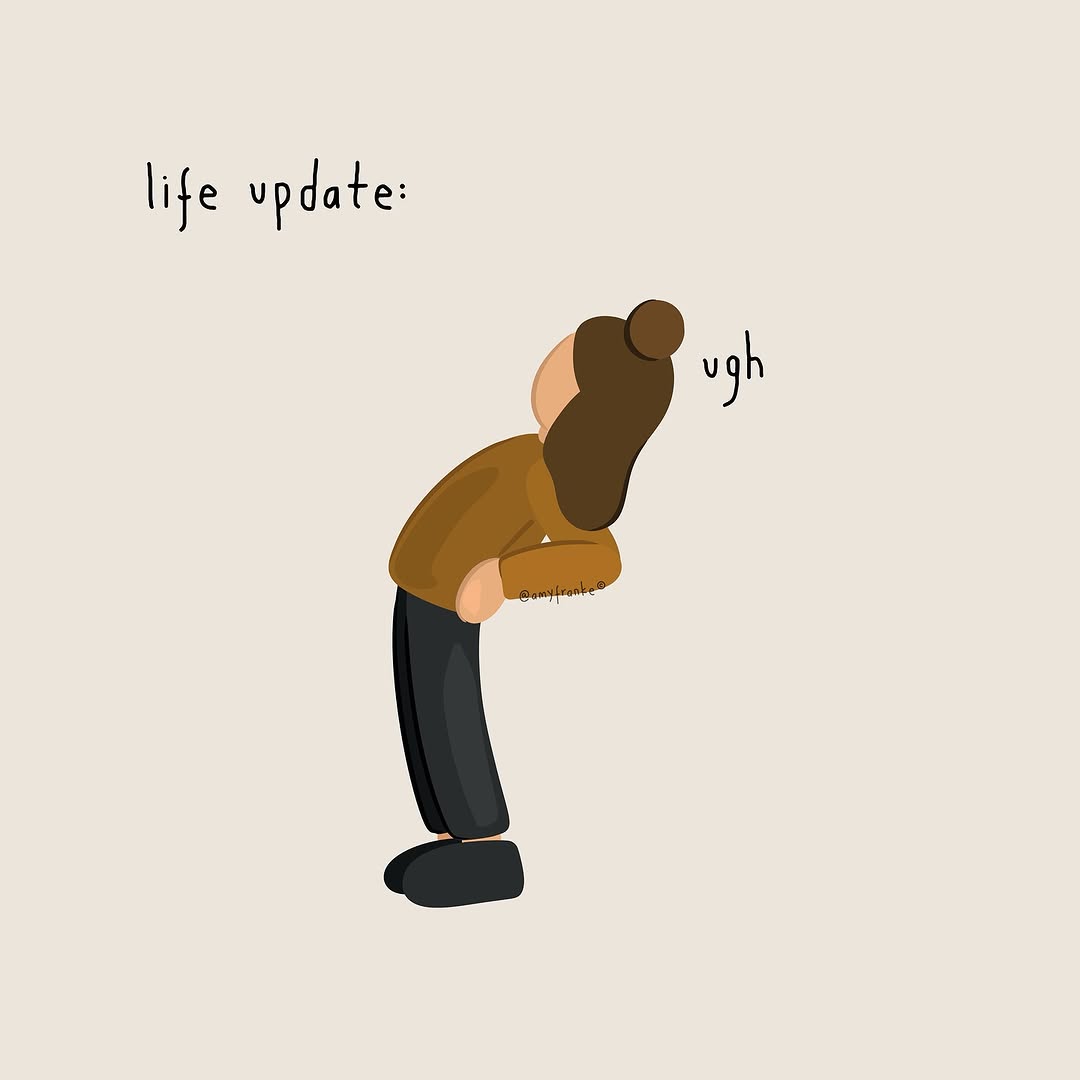 Turns out sitting at a desk for 8 hours has consequences.... 

Print by amyfranke_