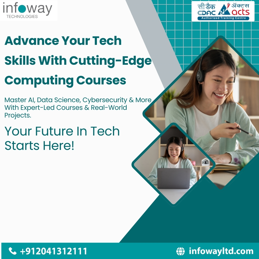 InfowayLtd's tweet image. 🌐   Empower Your Future with Advanced Computing! 🚀💻 
🌍  infowayltd.com
  📲 +912041312111
 #TechEducation   #LearnComputing #FutureSkills #InfowayTechnologies #TechCareers #PlacementSuccess #PGDacCourseinpune   #PreDacCourseinPune #CDACCourseinPune #Kothrud #Pune