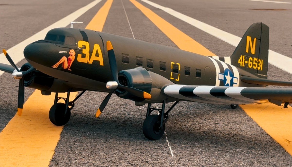 dynamhobby's tweet image. From legendary WWII missions to your RC hangar, 𝐃𝐲𝐧𝐚𝐦 𝐂-𝟒𝟕 𝐒𝐤𝐲𝐭𝐫𝐚𝐢𝐧 this twin-engine classic is ready to deliver smooth flights, buttery landings, and hours of aviation joy.
Shop now: dynamrc.com/products/c-47-…
#dynamrc #c47 #skytrain #warbird #rcc47 #rcskytrain