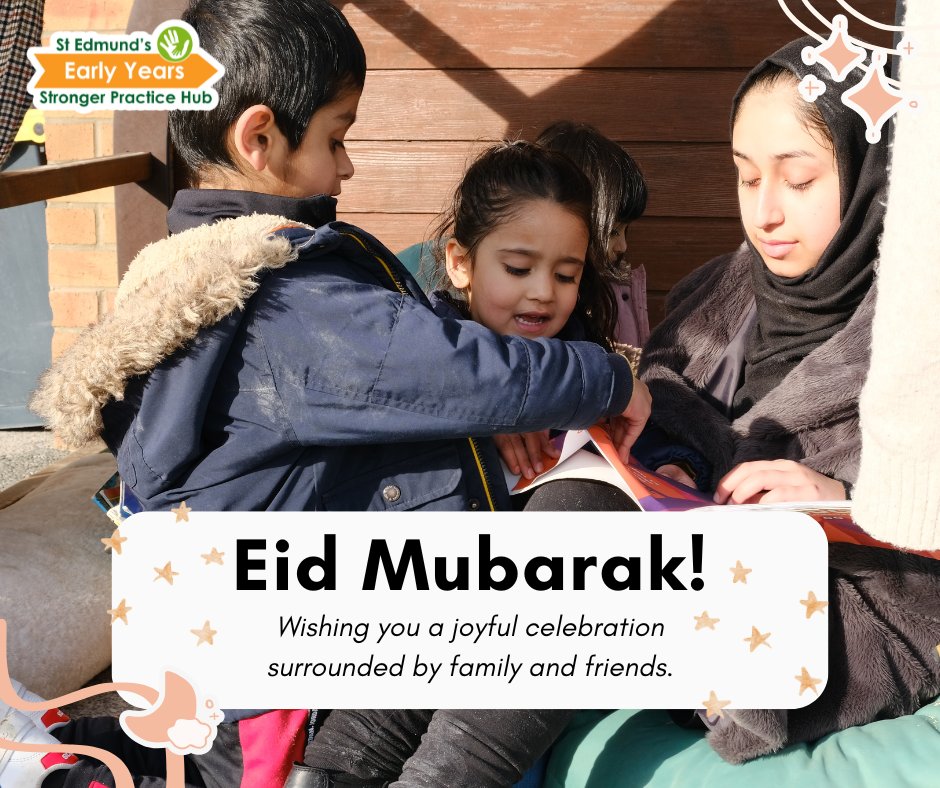 ✨ Happy Eid to all who celebrate!🌙 At St Edmund's Early Years Stronger Practice Hub, we wish you a wonderful time filled with joy, love and family time.🤩

#eid #celebration #bradford #earlyyears #familyfriendly