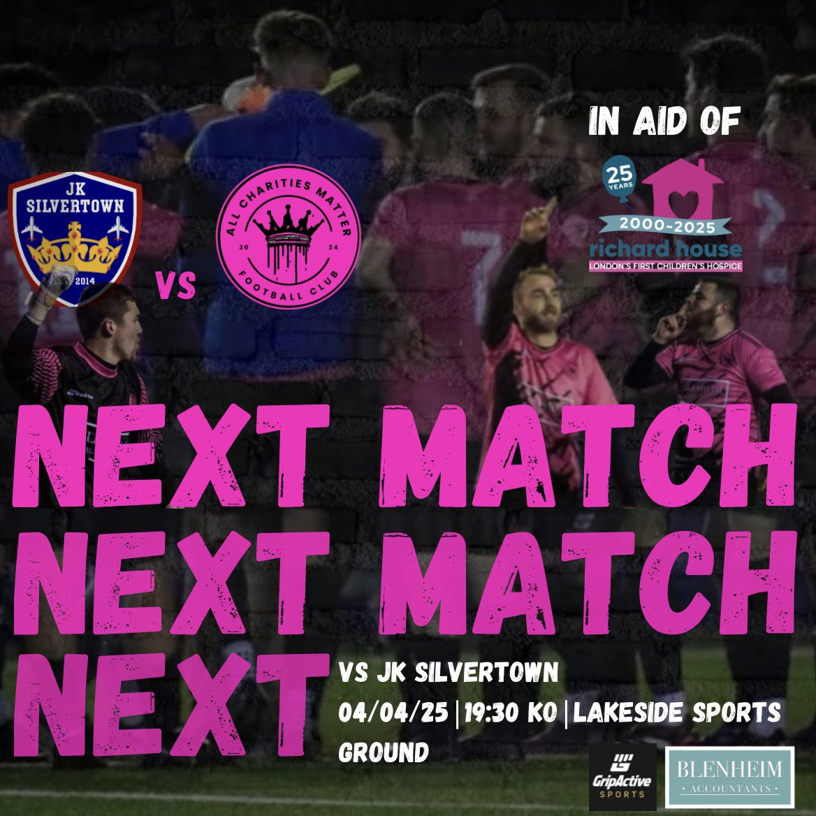 All Charities Matter FC (@acmattersfc) on Twitter photo This Friday the boys travel to lakeside sports ground as we return the fixture with our good friends at <a href="/JKSILVERTOWNFC/">JK SILVERTOWN FC</a> ! Come down and support both teams raising money for a wonderful cause 🩷🖤 This Friday the boys travel to lakeside sports ground as we return the fixture with our good friends at <a href="/JKSILVERTOWNFC/">JK SILVERTOWN FC</a> ! Come down and support both teams raising money for a wonderful cause 🩷🖤