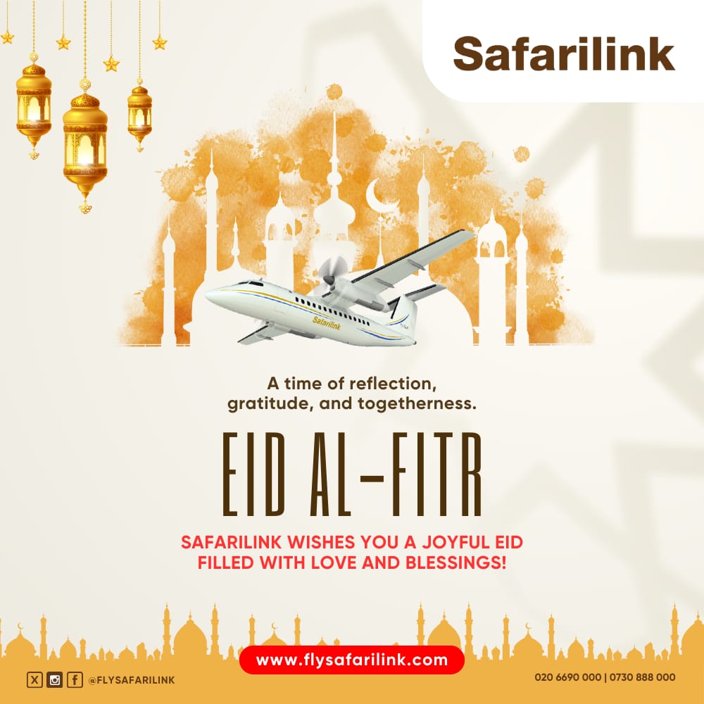 Celebrating the joy of togetherness this Eid al-Fitr  Safarilink wishes you and your loved ones a festive season filled with peace, love, and blessings. #EidMubarak #Safarilink"
