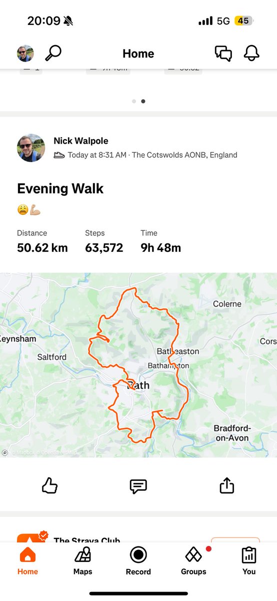They only went and did it!! 👏🏼👏🏼

The guys completed the 50km trek in just under 10 hours! 🥵

That’s 50/200km done for the year, but now it’s time to let the blisters heal 🤕 and the feet rest 🦶 until the next one in May!

justgiving.com/page/walpole-d…

#charityfundraising #challenge