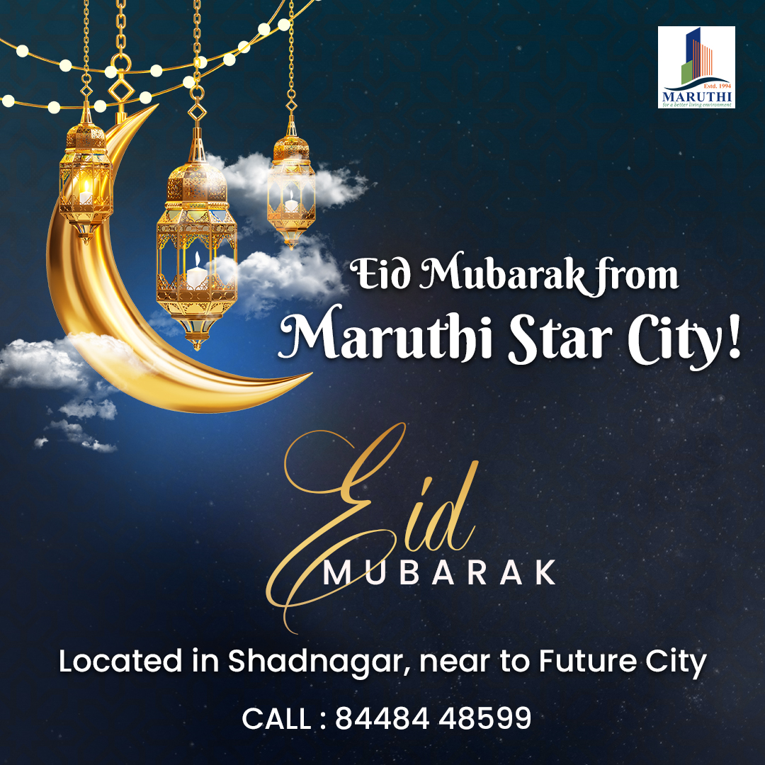 Maruthicity's tweet photo. On this blessed occasion of Ramzan, may your life be filled with peace, happiness, and new beginnings.
📍 Prime Location | High Investment Value
📞 Call Now: +91 8448448599
🌐 Visit: https://t.co/wNmjvwkZDd
#EidMubarak #RamzanBlessings #MaruthiStarCity #NewBeginnings #DreamHome https://t.co/oVnpA4PUmg