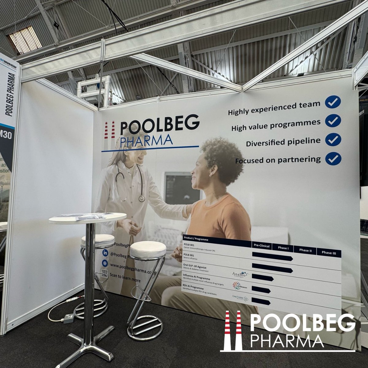 Poolbeg Pharma (@poolbegpharma) on Twitter photo The team had a great time at <a href="/masterinvestor/">Master Investor</a> show at the <a href="/TheBDC/">Business Design Centre</a> on Saturday. Our CEO took the stage to share insight on our exciting pipeline of high value programmes and future plans.
The team had the opportunity to engage with both new and existing investors at our booth, The team had a great time at <a href="/masterinvestor/">Master Investor</a> show at the <a href="/TheBDC/">Business Design Centre</a> on Saturday. Our CEO took the stage to share insight on our exciting pipeline of high value programmes and future plans.
The team had the opportunity to engage with both new and existing investors at our booth,