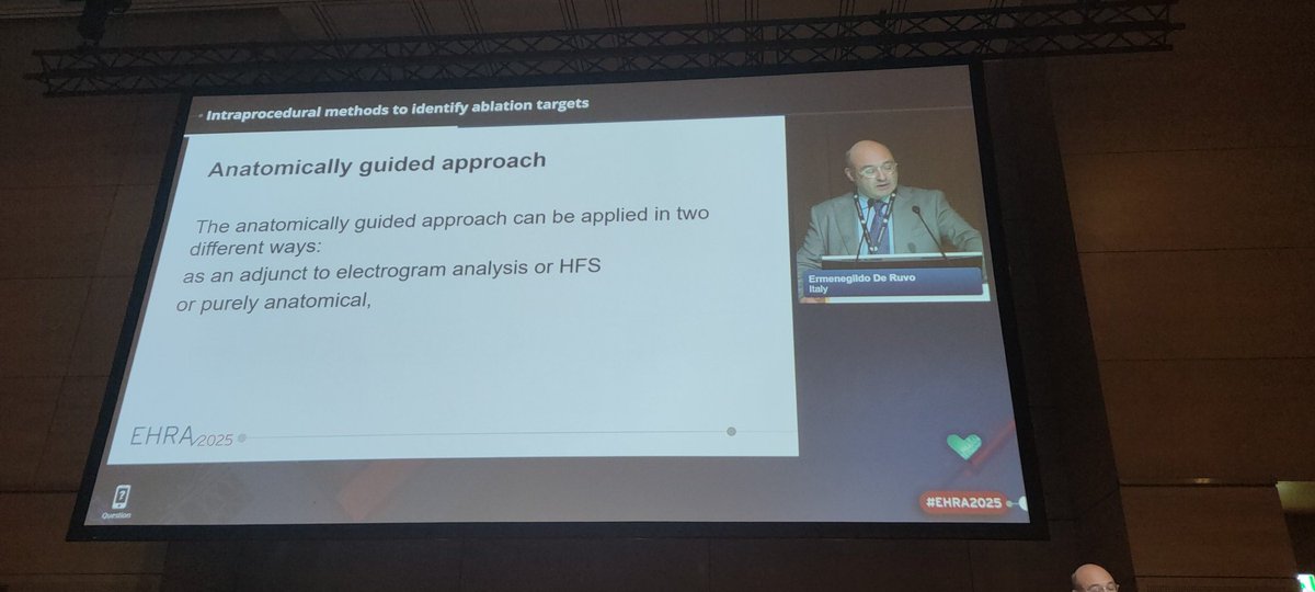 micogriecomd (@micogriecomd) on Twitter photo Dr. de Ruvo <a href="/gildo_deruvo/">Gildo de Ruvo, MD</a> is talking about CNA at #EHRA2025 - how to identify ablation tagets? Is right-side only approach enough for AF rhythm control? Dr. de Ruvo <a href="/gildo_deruvo/">Gildo de Ruvo, MD</a> is talking about CNA at #EHRA2025 - how to identify ablation tagets? Is right-side only approach enough for AF rhythm control?