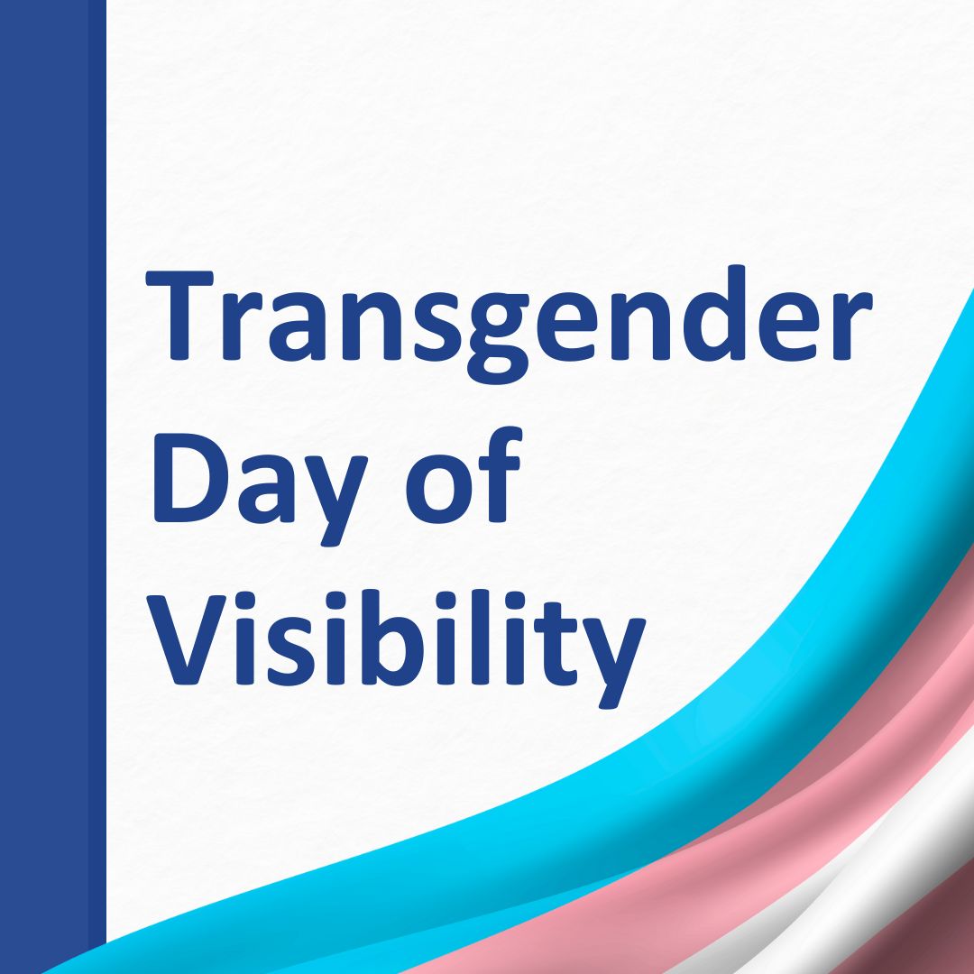 🏳️‍⚧️ Today is Transgender Day Of Visibility. It takes place on March 31st each year to celebrate trans and non-binary people, raising awareness of discrimination faced by trans people worldwide. 

Today, and every day we stand with the trans and non-binary community. 

#TDoV