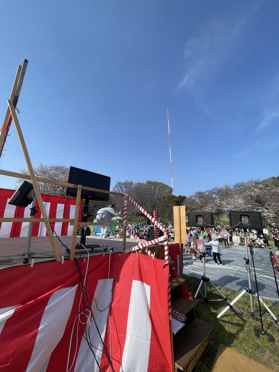 2025.3.30【川口桜まつり】
〈横山翔大LIVE &amp; 横山翔大みんなで踊ろうキッズダンス〉

1日延期になってとても良い天気の中でしたね！そして、しっかり桜も咲いてました🌸
そんな環境の中皆さんの声援や、笑顔が溢れててとても楽しかったです！！
また、来年会いましょ♪

 #横山翔大  #川口桜まつり