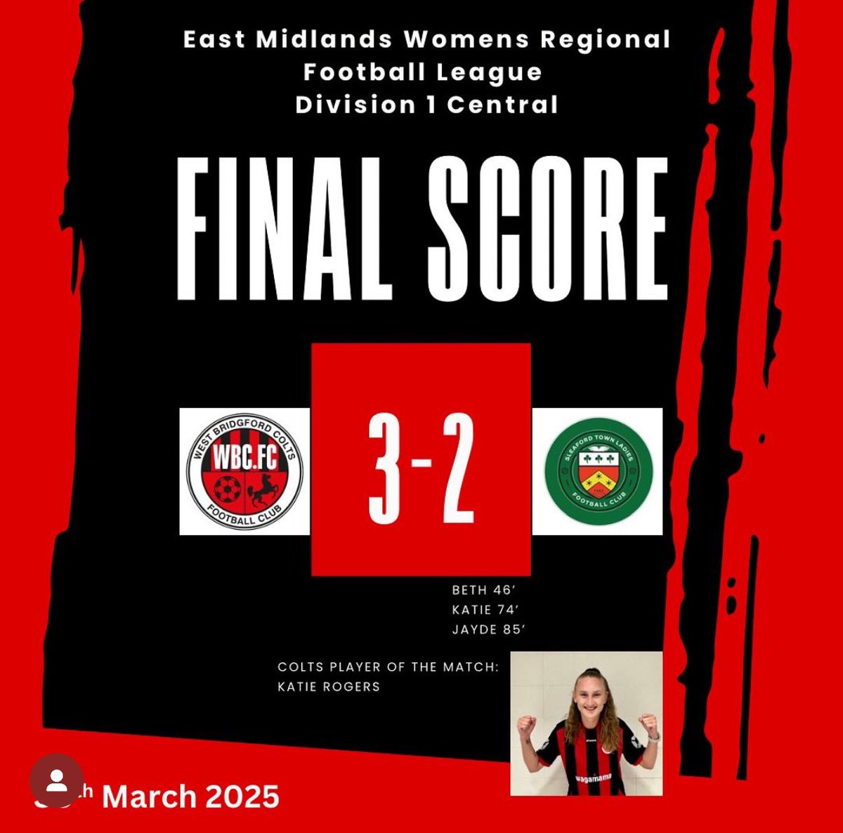 Ended the season with a win yesterday❤️🖤