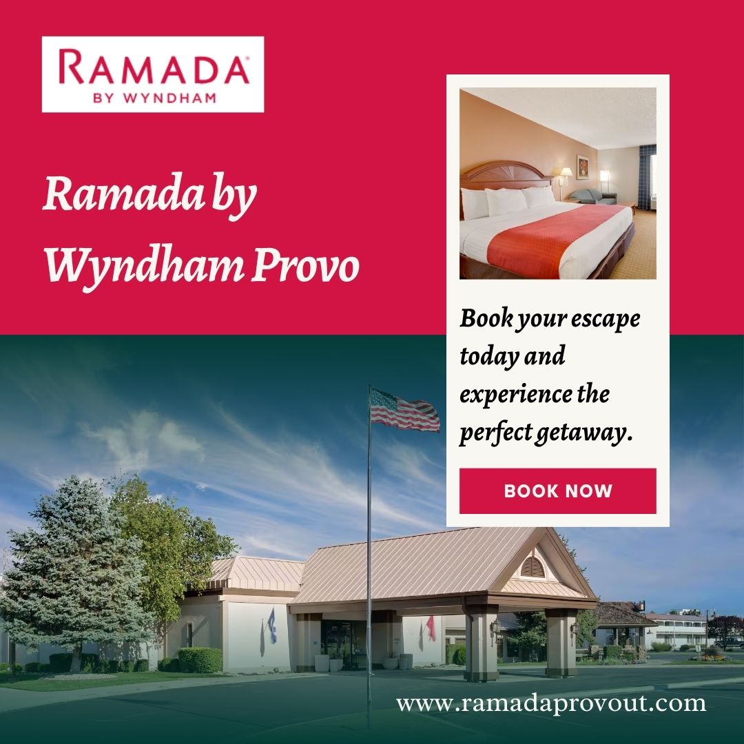 InRamada's tweet image. 🏖️ Escape to comfort and experience your perfect getaway today! Book now for a memorable stay!
🌐 ramadasprovo.com
#EscapeInComfort #StayAndRelax #ProvoHotels #GetawayVibes #TravelInStyle #BookYourStay 🏨