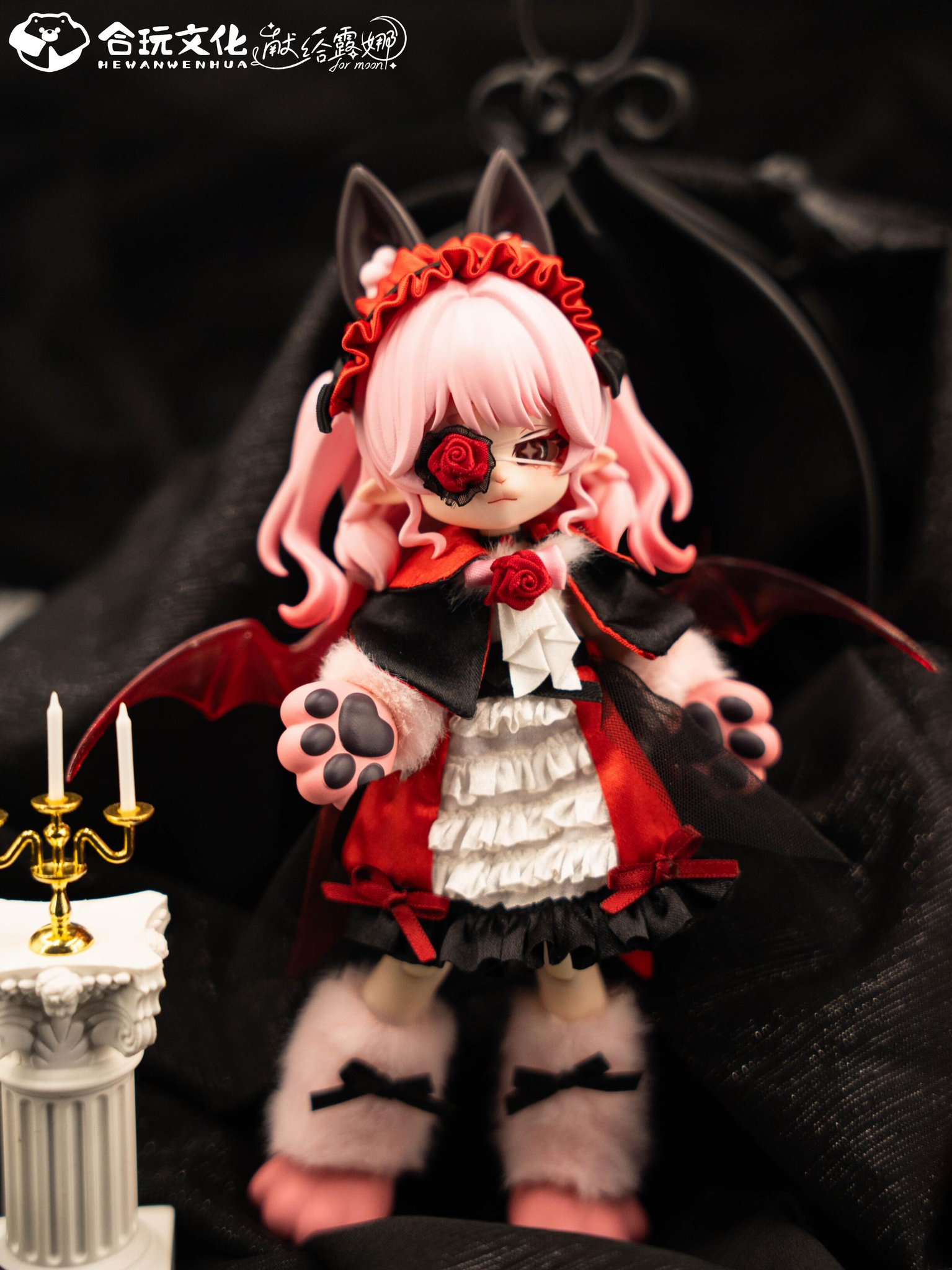 激レア★日本未入荷　シュバ　羊　毛皮　衣装 即納】【指定購入単品】【黒山羊】1/12 BJD ブラインドドール