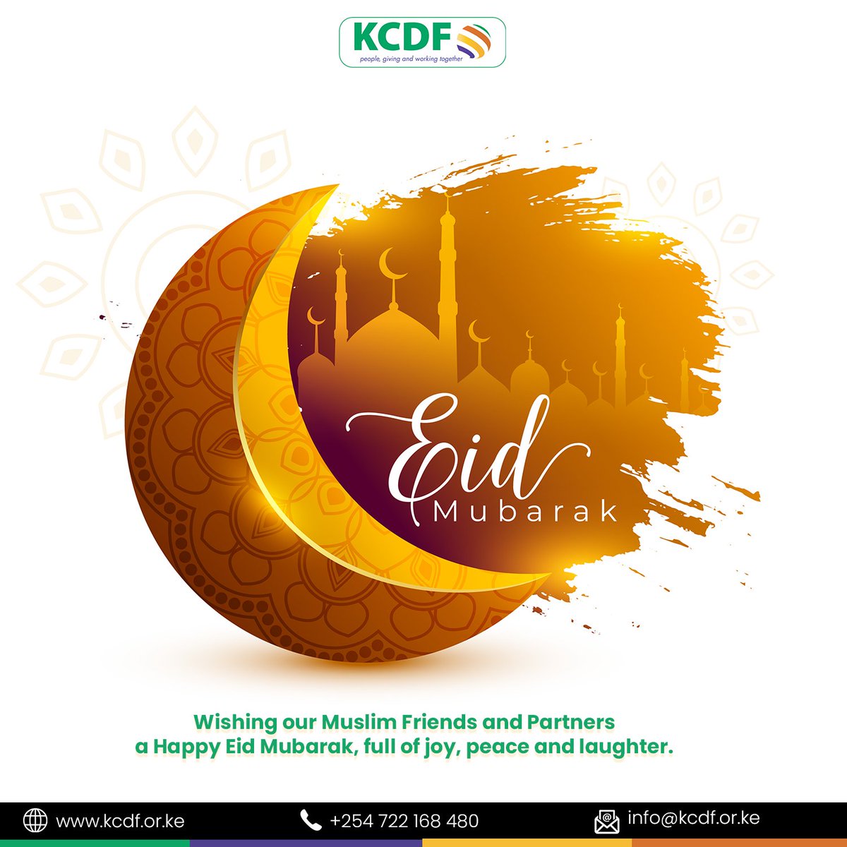 FOKCDFUS's tweet image. The KCDF fraternity wishes Eid Mubarak to all our Muslim friends and partners.  

May this blessed day bring you peace, joy, and prosperity.   

Thank you for your collaboration and support.   
#eidmubarak📷 
#Eid 
#kcdfsustainableimpact