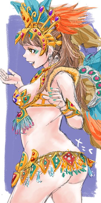 rkgkサンバ19💃完成
#イラスト #illustration 