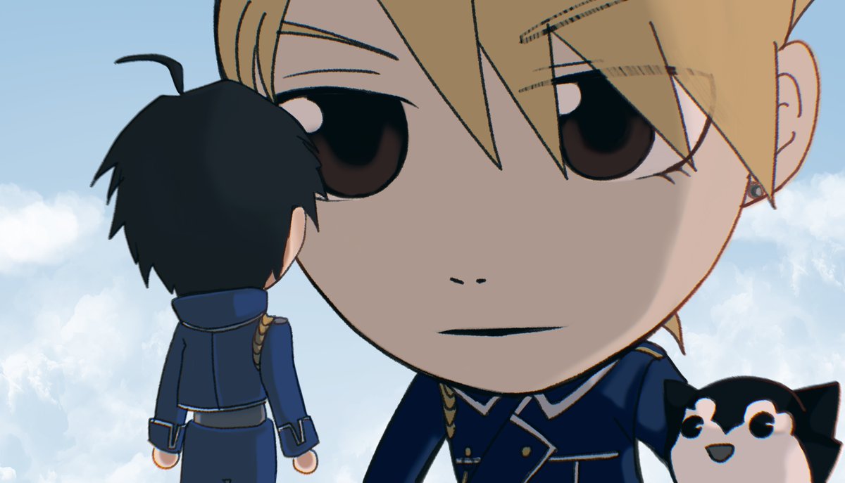 nell12212's tweet image. "TAISA"
#ハガレン  #ロイアイ