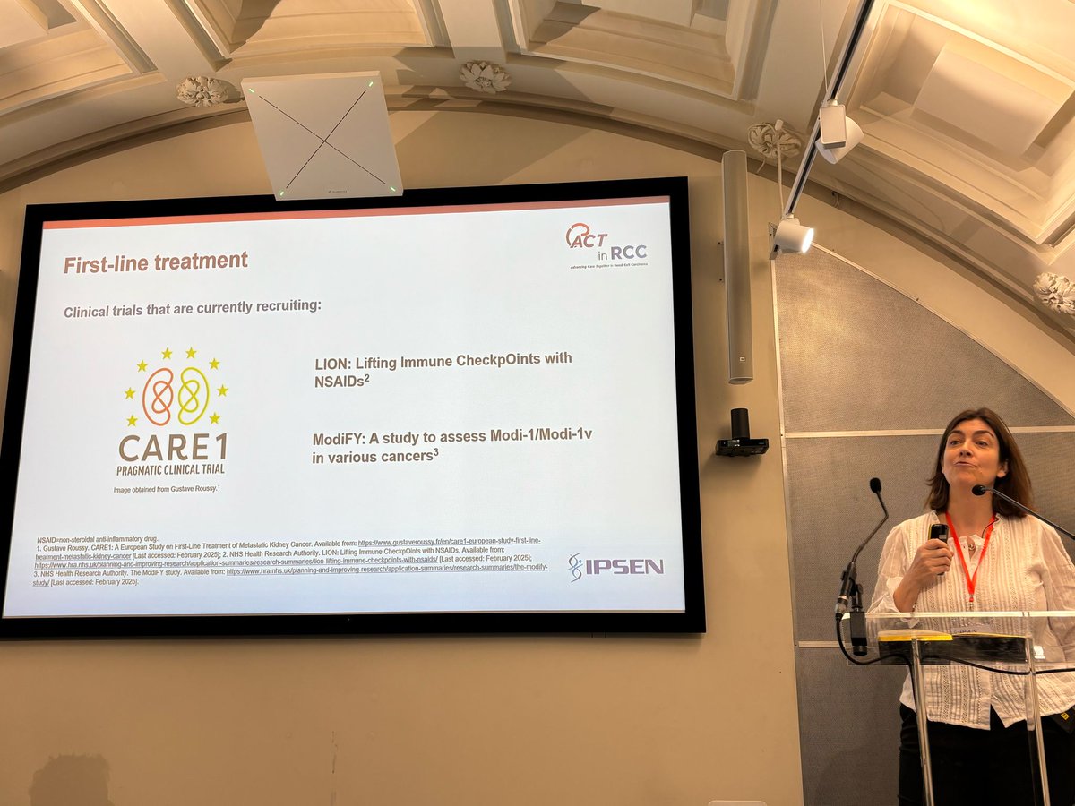 CARE1 Project (@care1project) on Twitter photo Dr. Sarah Rudman highlighted the CARE1 Pragmatic Clinical Trial during the ACT in RCC meeting - London on March 27th - CARE1 is coming soon to the UK!
<a href="/kidneycanceruk/">Kidney Cancer UK</a> <a href="/tompowles1/">Tom Powles</a> <a href="/RickyFrazer1/">Ricky Frazer</a> <a href="/nav_vasudev/">Naveen Vasudev</a> <a href="/AlbigesL/">Laurence Albiges</a>
#CARE1PCT #KidneyCancer #QMUL Dr. Sarah Rudman highlighted the CARE1 Pragmatic Clinical Trial during the ACT in RCC meeting - London on March 27th - CARE1 is coming soon to the UK!
<a href="/kidneycanceruk/">Kidney Cancer UK</a> <a href="/tompowles1/">Tom Powles</a> <a href="/RickyFrazer1/">Ricky Frazer</a> <a href="/nav_vasudev/">Naveen Vasudev</a> <a href="/AlbigesL/">Laurence Albiges</a>
#CARE1PCT #KidneyCancer #QMUL