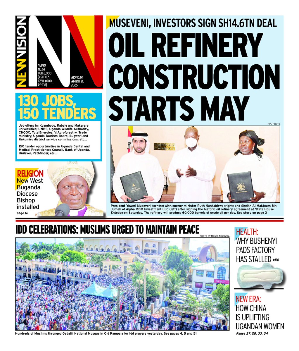 StuartYiga's tweet photo. The new #Mondaychapter is here!
@BarbaraKaija @nyamadon @ArthurBaguma1 @MlLefranc @tvwestUG @newvisionwire @ChurchofUganda_ @kmh_ug @MuftiMubaje @ChinaUganda @PDChina @PoliceUg @Archbp_COU @Educ_SportsUg @DigitalTrends @kampalasfinest0 https://t.co/hD4zvbP3ZQ
