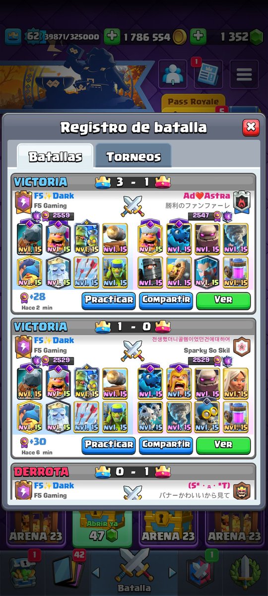 Dark™ (@darkfire_mym) on Twitter photo Lo de que Clash Royale me ponga estos matchups cuando estoy en racha de subida no tiene sentido Lo de que Clash Royale me ponga estos matchups cuando estoy en racha de subida no tiene sentido