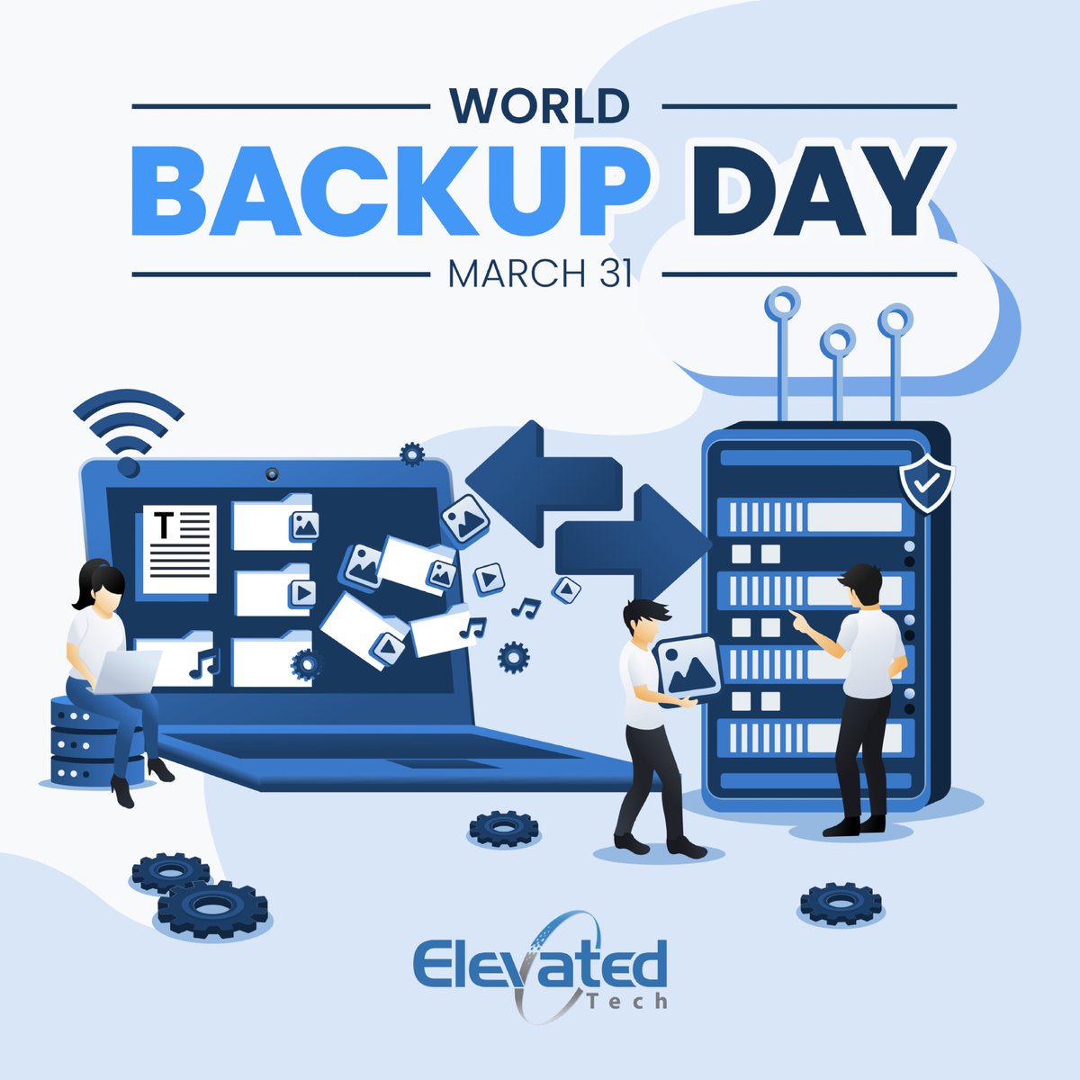 ElevatedTech's tweet image. Keep your data safe with these backup best practices:
✅ Follow the 3-2-1 rule: 3 copies, 2 different storage types, 1 offsite backup.
✅ Use cloud storage: Secure, accessible, and worry-free.
✅ Automate backups: Set it and forget it!

#WorldBackupDay #BackItUp #ElevatedTech