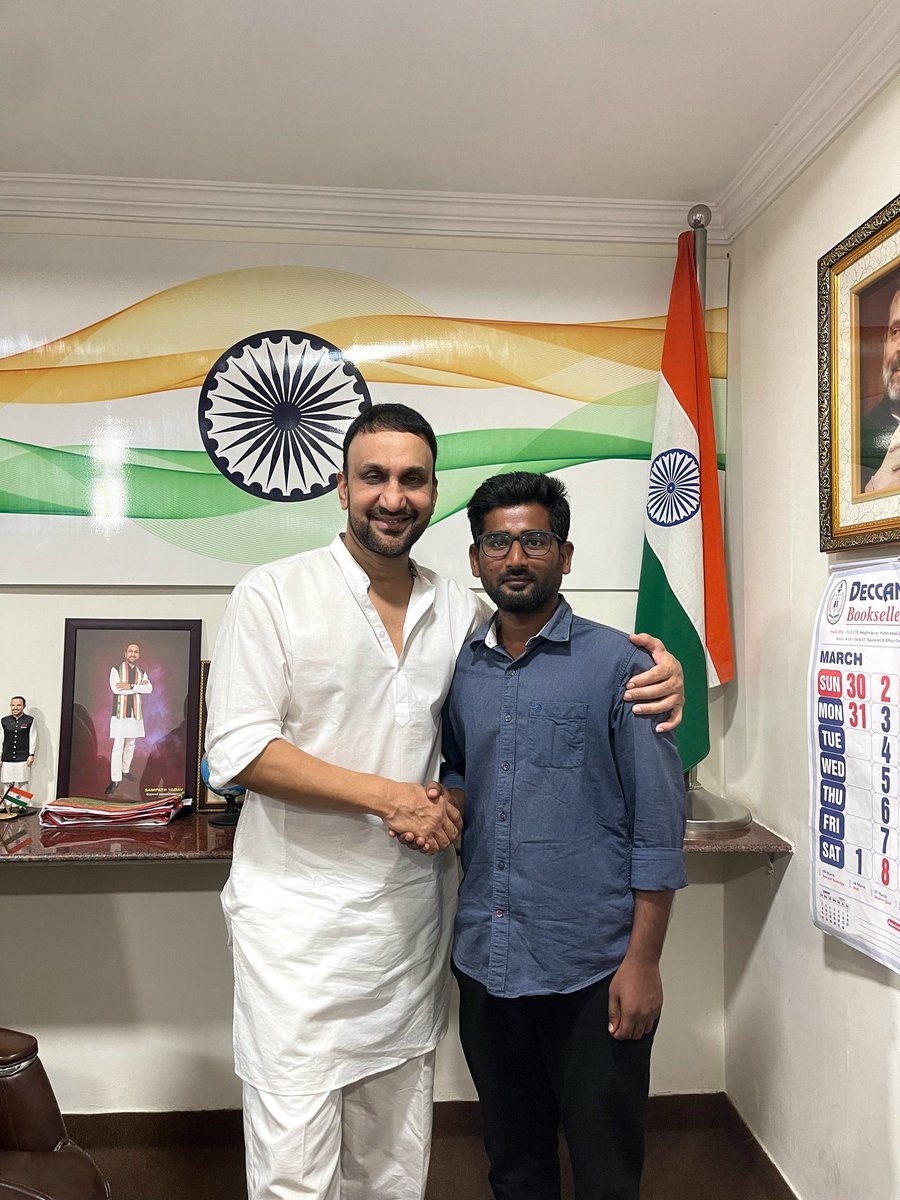 PrakashDSP9's tweet image. &quot;Happy Ramadan Kareem to all&quot;

May this holy month bring peace, blessings, and joy to everyone. &quot;Honored to share a special moment with TPCC General Secretary, Hyderabad MP contestant (2019), Nampally MLA Contestant (2023) FEROZ KHAN&quot;

#Ramadan #mohammedferozkhan