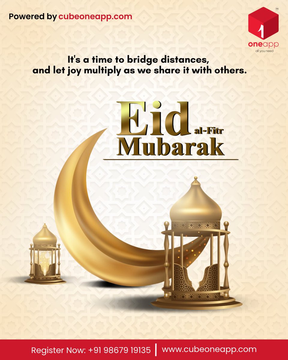 cubeoneapp's tweet image. 💫 As we celebrate Eid al-Fitr, let&apos;s take a moment to reflect on the values of compassion, gratitude, and unity that this special occasion symbolizes. 🌙🕌

#oneapp #eidmubarak #eid2025 #compassion #gratitude #unity #festiveseason #love #peace #eidspirit #blessings