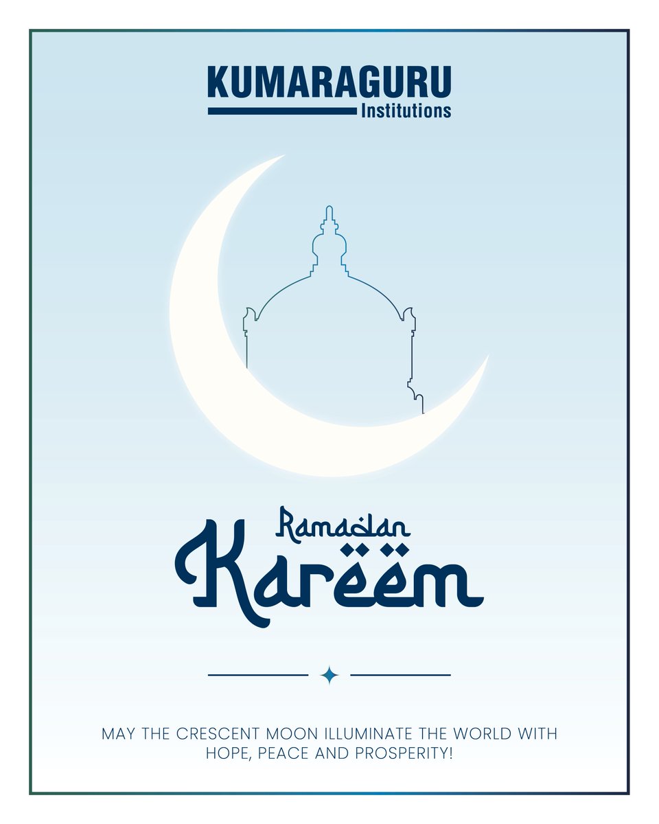Kumaraguru College of Technology (@kctofficial) on Twitter photo Wishing you a blessed & joyous Ramzan!
May this holy month bring peace, unity, and renewed hope to all. Let’s celebrate the spirit of compassion, gratitude, and togetherness.
<a href="/KCLASOfficial/">Kumaraguru College of Liberal Arts & Science</a> <a href="/KCTBSOfficial/">KCT Business School</a> <a href="/kumaraguru_agri/">Kumaraguru Institute of Agriculture (KIA)</a>
#RamzanMubarak #KumaraguruInstitutions #Peace Wishing you a blessed & joyous Ramzan!
May this holy month bring peace, unity, and renewed hope to all. Let’s celebrate the spirit of compassion, gratitude, and togetherness.
<a href="/KCLASOfficial/">Kumaraguru College of Liberal Arts & Science</a> <a href="/KCTBSOfficial/">KCT Business School</a> <a href="/kumaraguru_agri/">Kumaraguru Institute of Agriculture (KIA)</a>
#RamzanMubarak #KumaraguruInstitutions #Peace