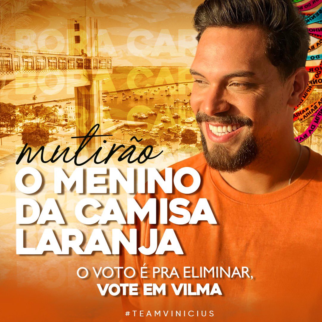 RichardFructos's tweet photo. Vamos lá galera. 

Sem festa, sem energia de Vilmorta. 

Vamos fazer o Menino da Camisa Laranja ficar mais uma vez!

#ForaVilma #FicaVinicius #BBB #BBB25 https://t.co/UoR9NLgDJe