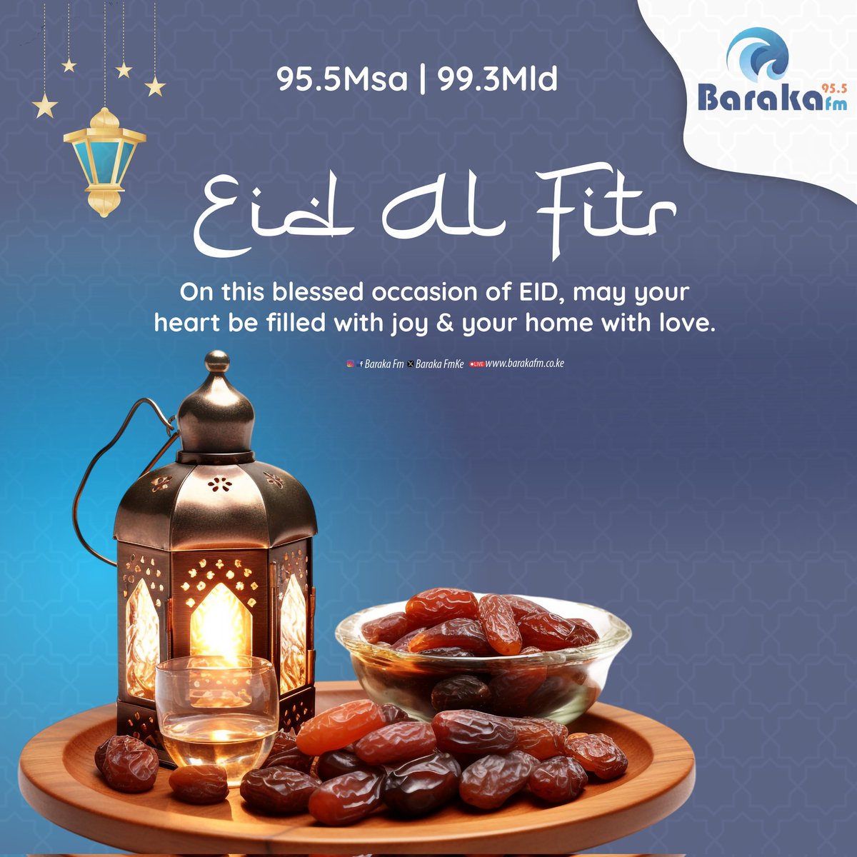 BarakaFmKe's tweet image. Eid Mubarak to you our listener.

#eidulfitr2025 #EidUlFitr #onyonka #murugi #RigathiGachagua