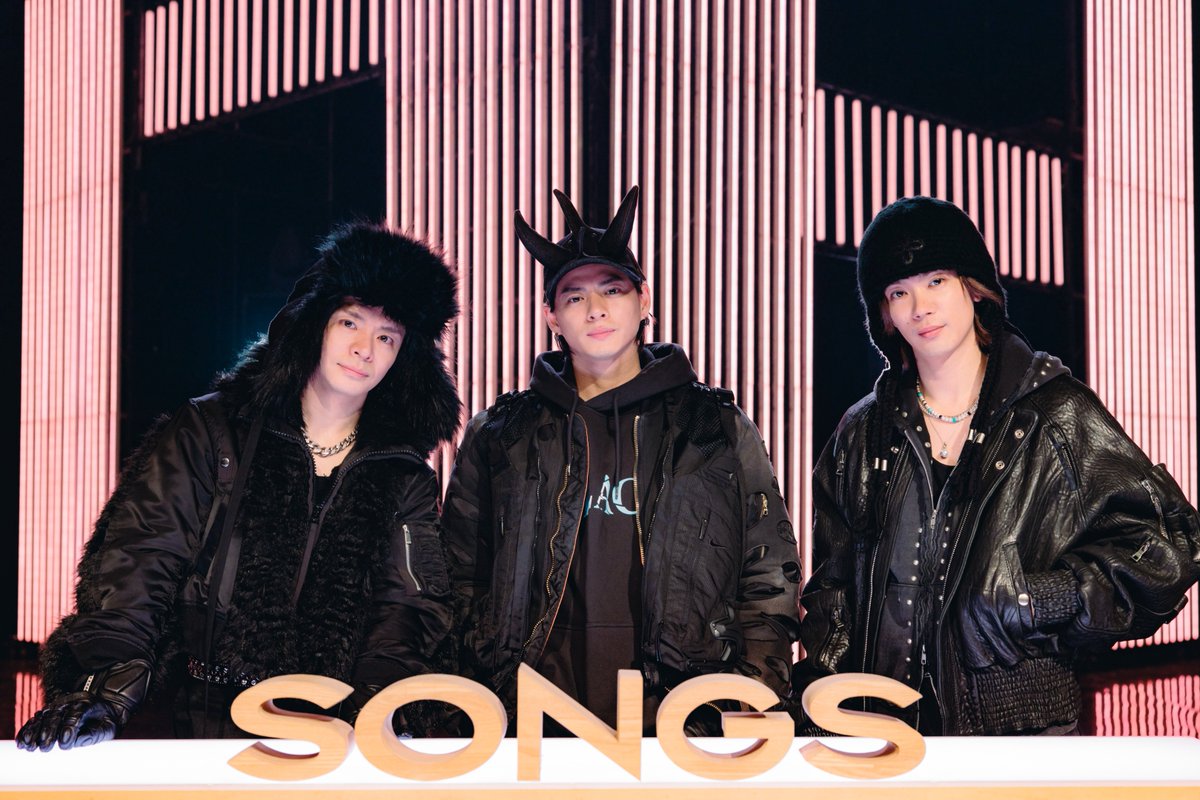 📺️4/10(木)NHK『SONGS』 Number_i『SONGS』初登場❗️ 3人に個別