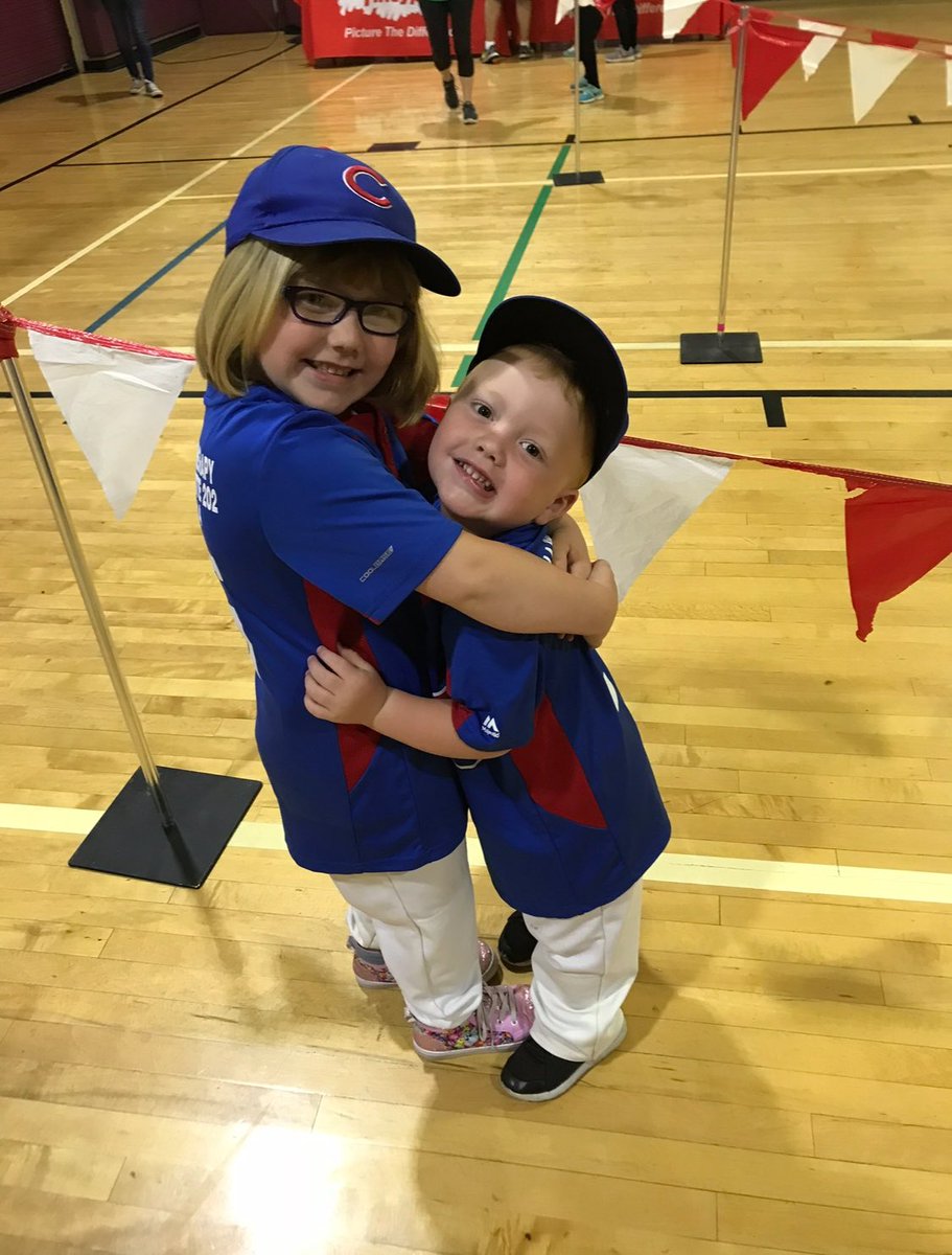 I can’t believe how little they were in this picture. Time flies. #tballfun #GoCubs