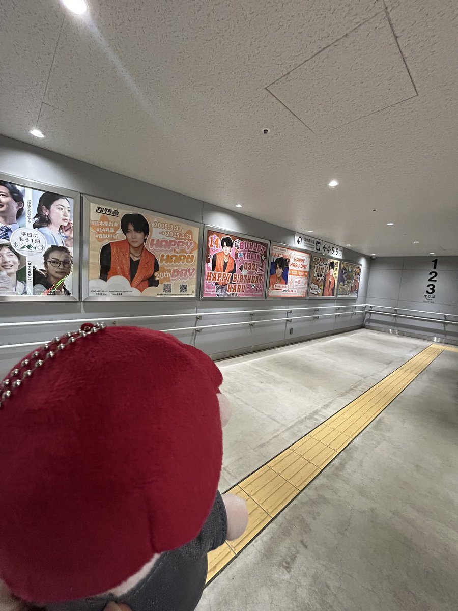 y_k05_39's tweet photo. 熊本駅ハル大量発生しとった爆笑爆笑
もう年中広告これにしましょう🙂‍↕️🧡
全部ハルくんに届きますように！！！！！
 #HAPPY_HARU_DAY https://t.co/jGGrrPuDJy