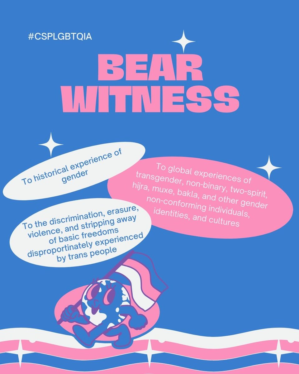 Happy International Transgender Day of Visibility! 🏳️‍⚧️

Today, and every day, we celebrate our trans and non-binary community and raise awareness of the discrimination, erasure, and violence they experience.

This is your sign to go follow some trans accounts, visibility matters!