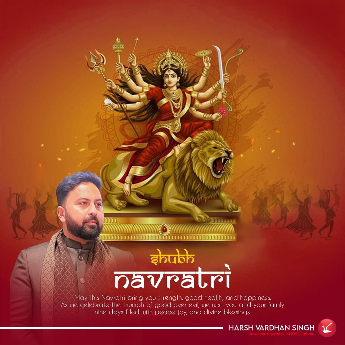 JKNCSU Provincial President <a href="/HarshvardhanNc/">Harsh Vardhan Singh</a> wishes happy #Navratri