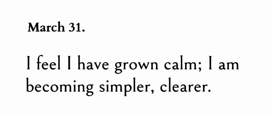 ― Ivan Turgenev, from The Diary of a Superfluous Man