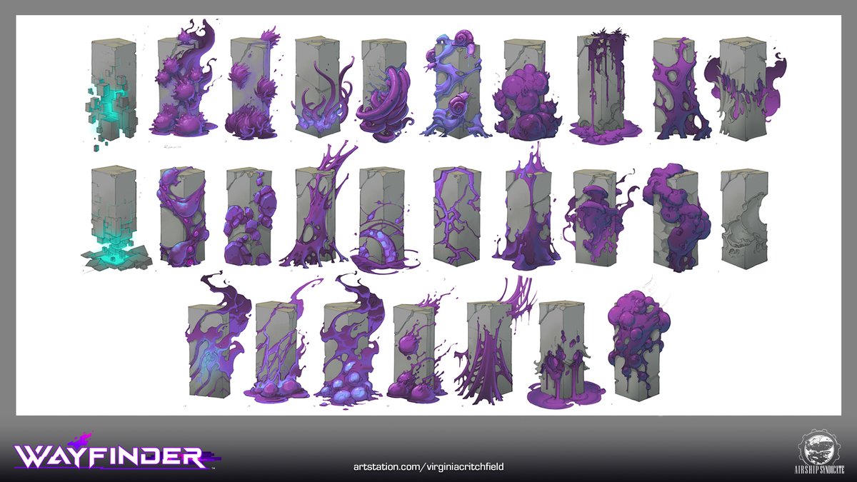 Concept development for Lost Zones and GodMaze early explorations. Visdev and production concept work for Wayfinder.

#wayfinder #conceptart #conceptdesign #environmentdesign