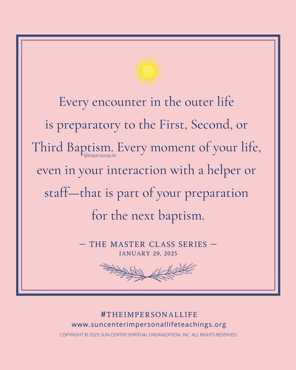 ImpersonaLife's tweet photo. #ImpersonalLife #SunCenter #JosephBenner #Baptism https://t.co/PLFpcmZw1p