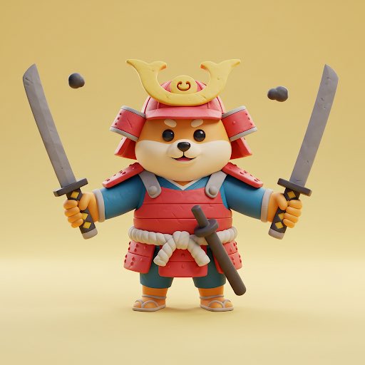 intsutkb's tweet photo. Play dog Samurai DOGE https://t.co/dTgRLxDcVm