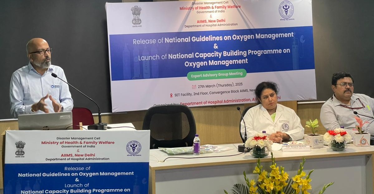 absstem's tweet image. Honored to have been invited to the National Guidelines on Oxygen Management &amp;amp; Capacity Building Programme at AIIMS New Delhi on 27th of March. 

#OxygenManagement #HealthcareInnovation #PSAOxygen #HospitalInfrastructure #AbsstemTechnologies #AIIMS #MOHFW #MedO #medicaloxygen