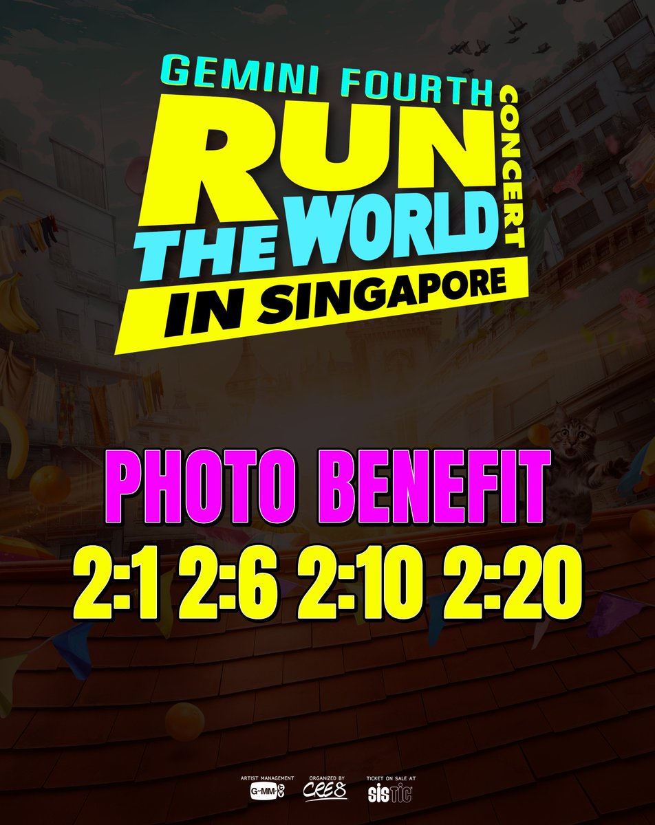 GEMINI FOURTH RUN THE WORLD CONCERT IN SINGAPORE : FAN BENEFIT