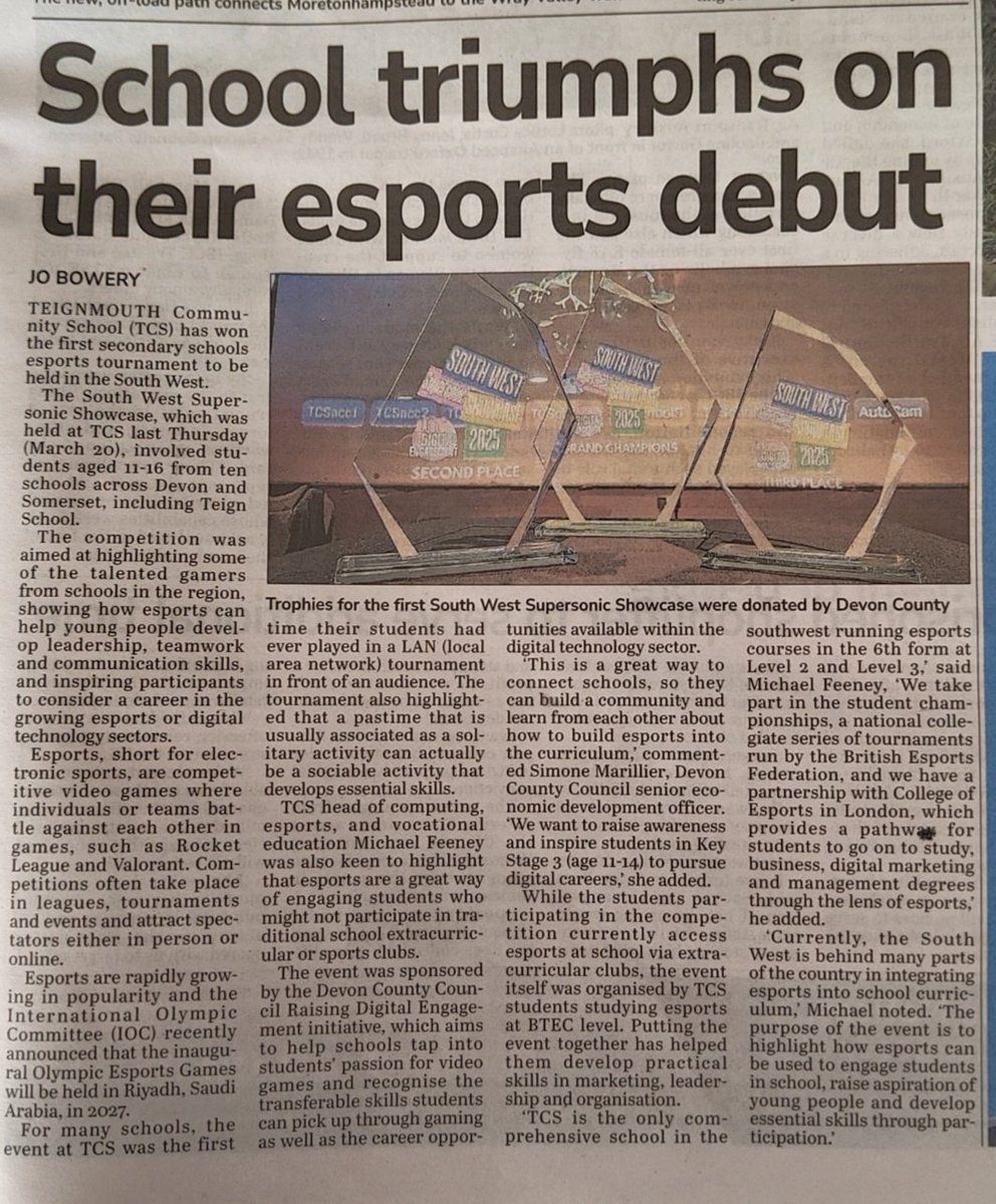 A great write up of our Supersonic Showcase LAN event in the Mid Devon this week