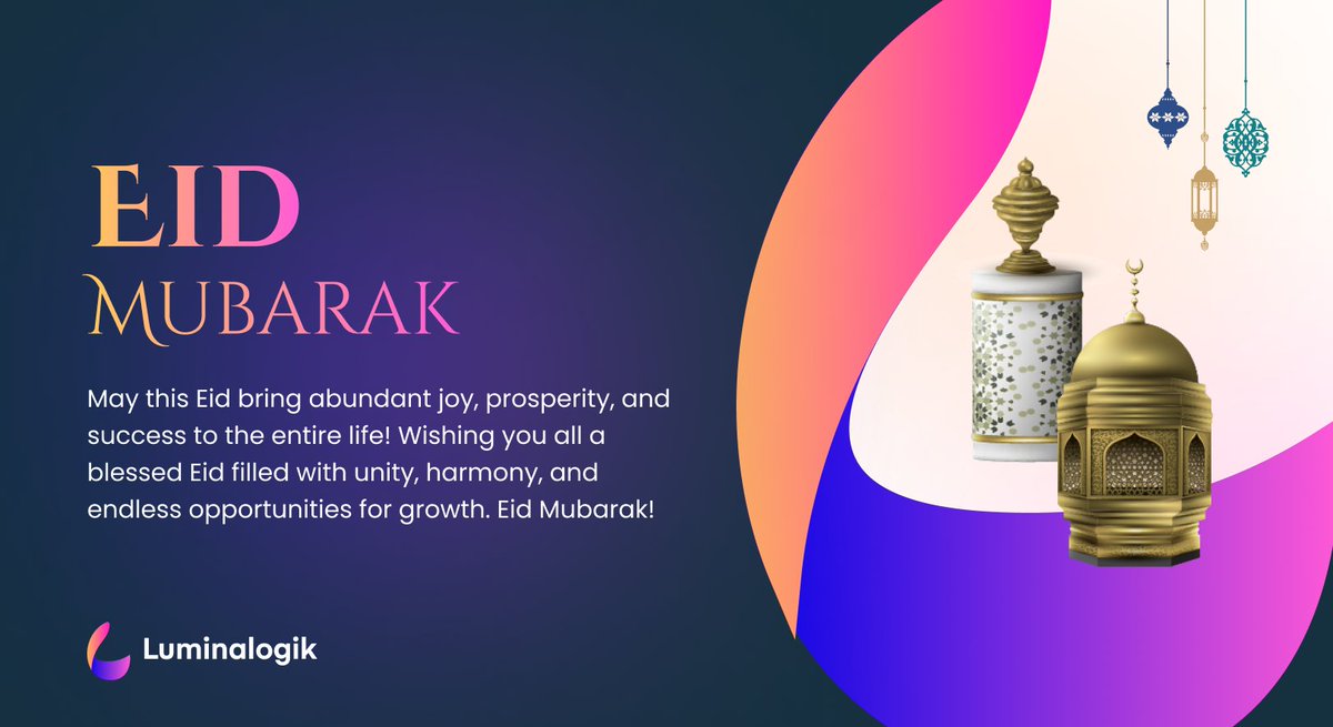 luminalogik's tweet photo. EID MUBARAk to ALL!

#luminalogik #offshoreteam #softwaredevelopment #mvpdevelopment #uiux #marketing #seo #germany #austrlia https://t.co/hLxE52bYKr