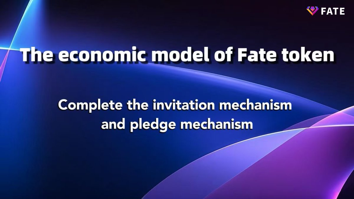 🎊🎊Fate token staking mechanism announced! 🚀🚀A high-value staking surprise with doubled returns within a month is waiting for you, come and take a look at the details:
‼  (need to complete two tasks: invitation mechanism and staking)

1⃣Invitation mechanism:
🌟👉Staking Fate