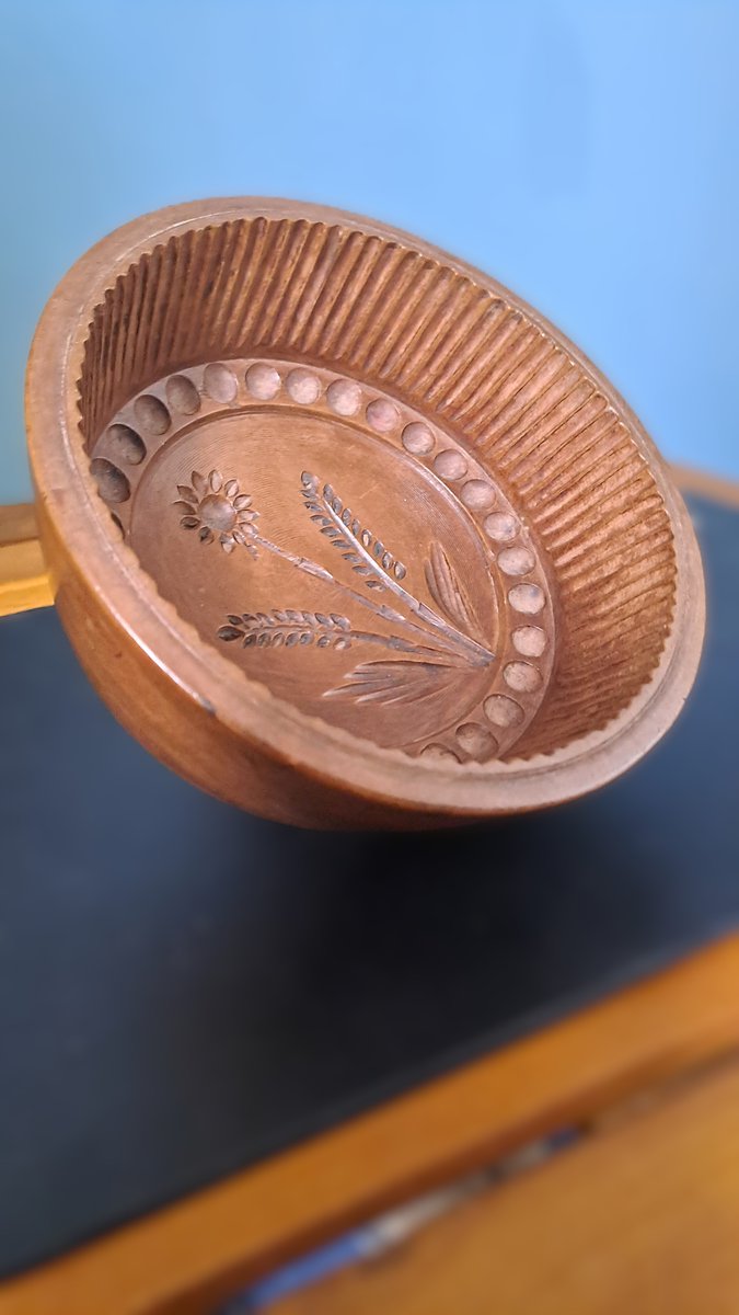 Latest acquisition to the Museum. A beautiful 19th century flummery mould, sourced from Wales. Visit us at museumofkitchenalia.co.uk